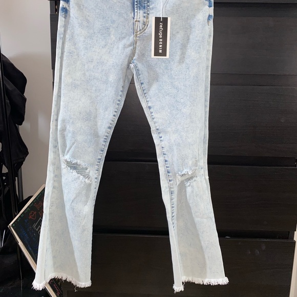 Urban behaviour refuge denim kickflare jeans - Picture 2 of 4